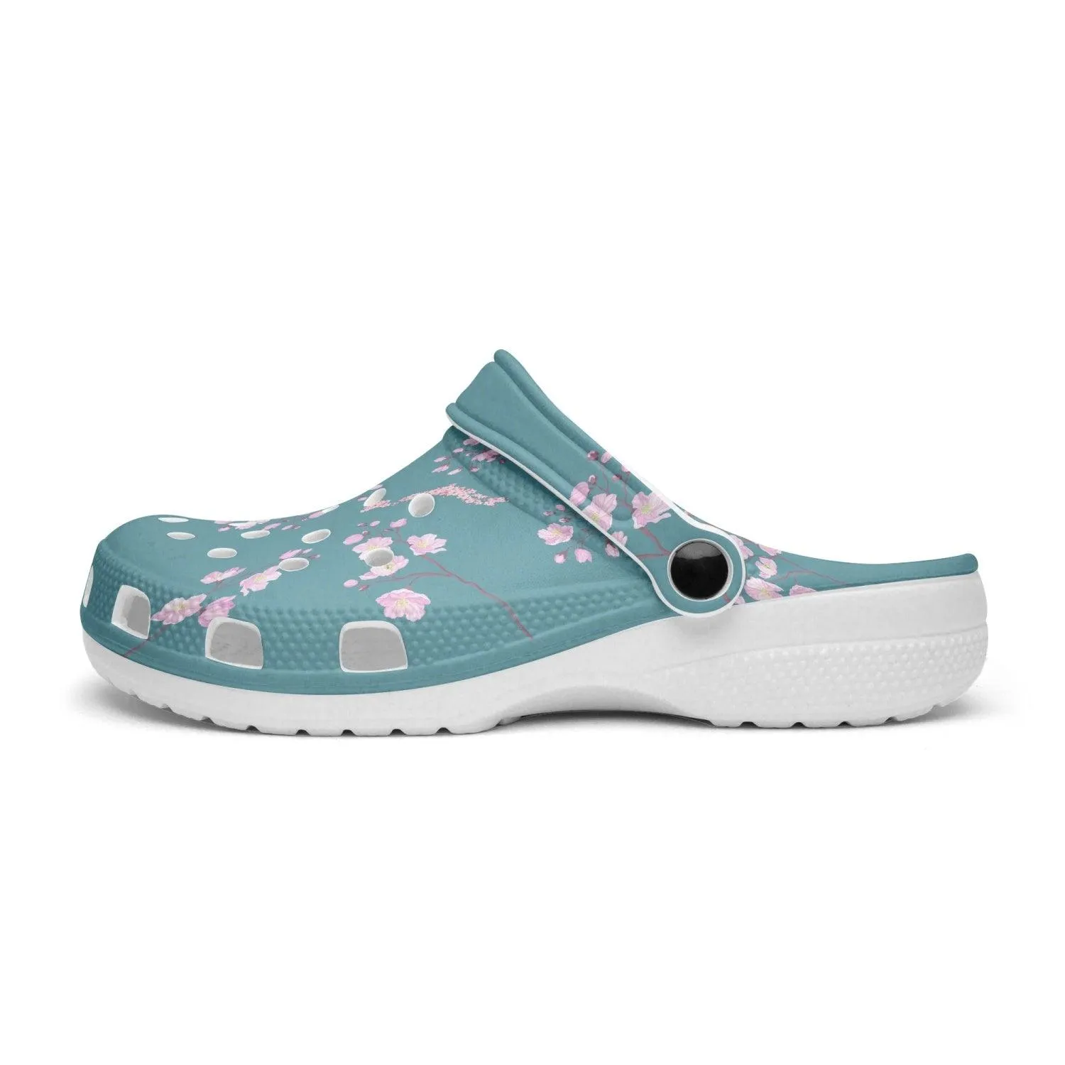 Blue Sky Sakura Clogs