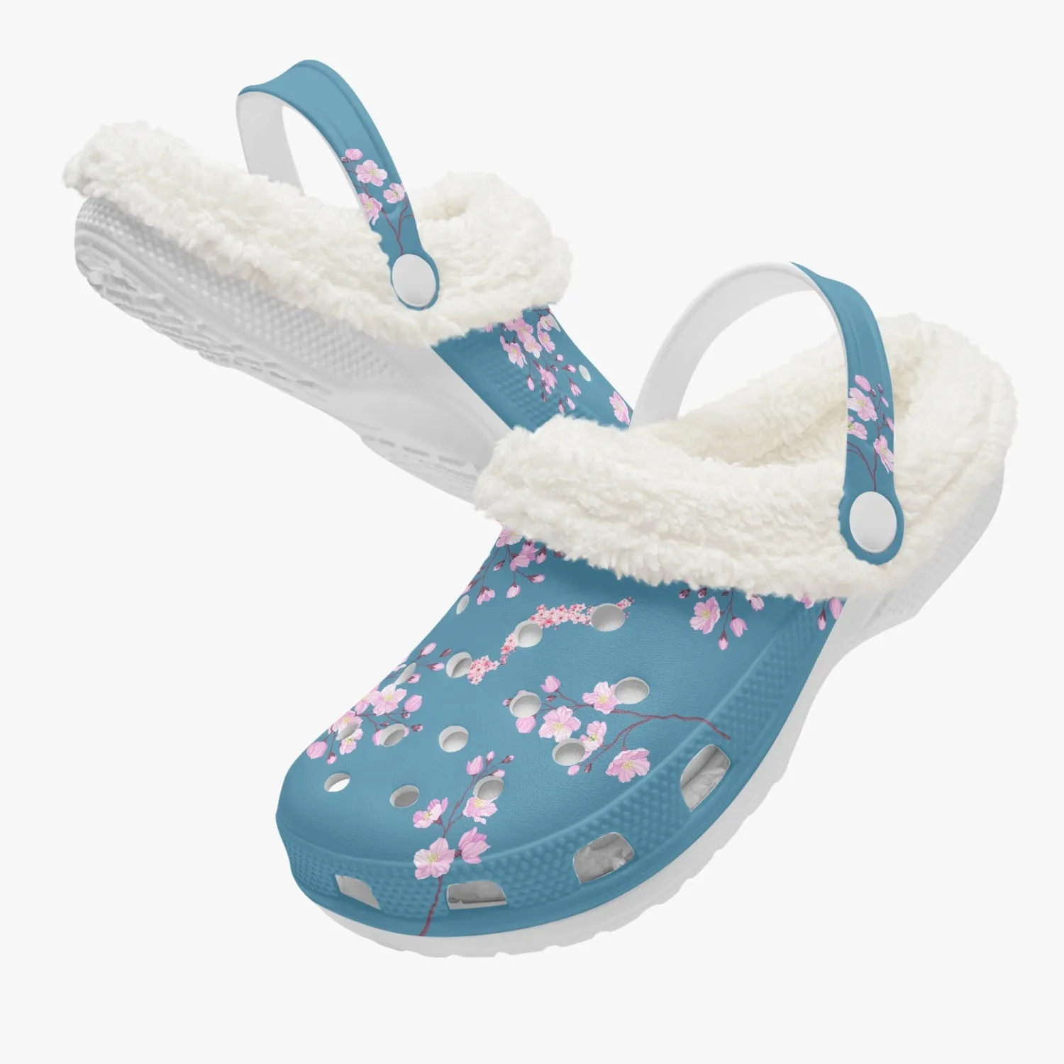 Blue Sky Sakura Clogs