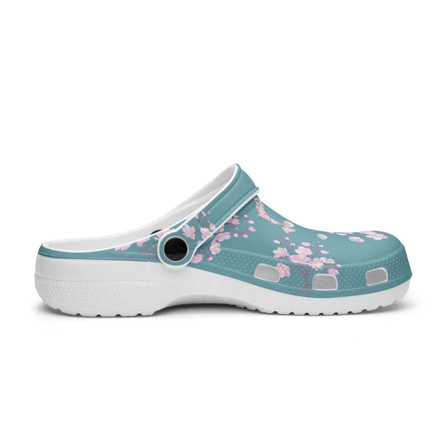 Blue Sky Sakura Clogs