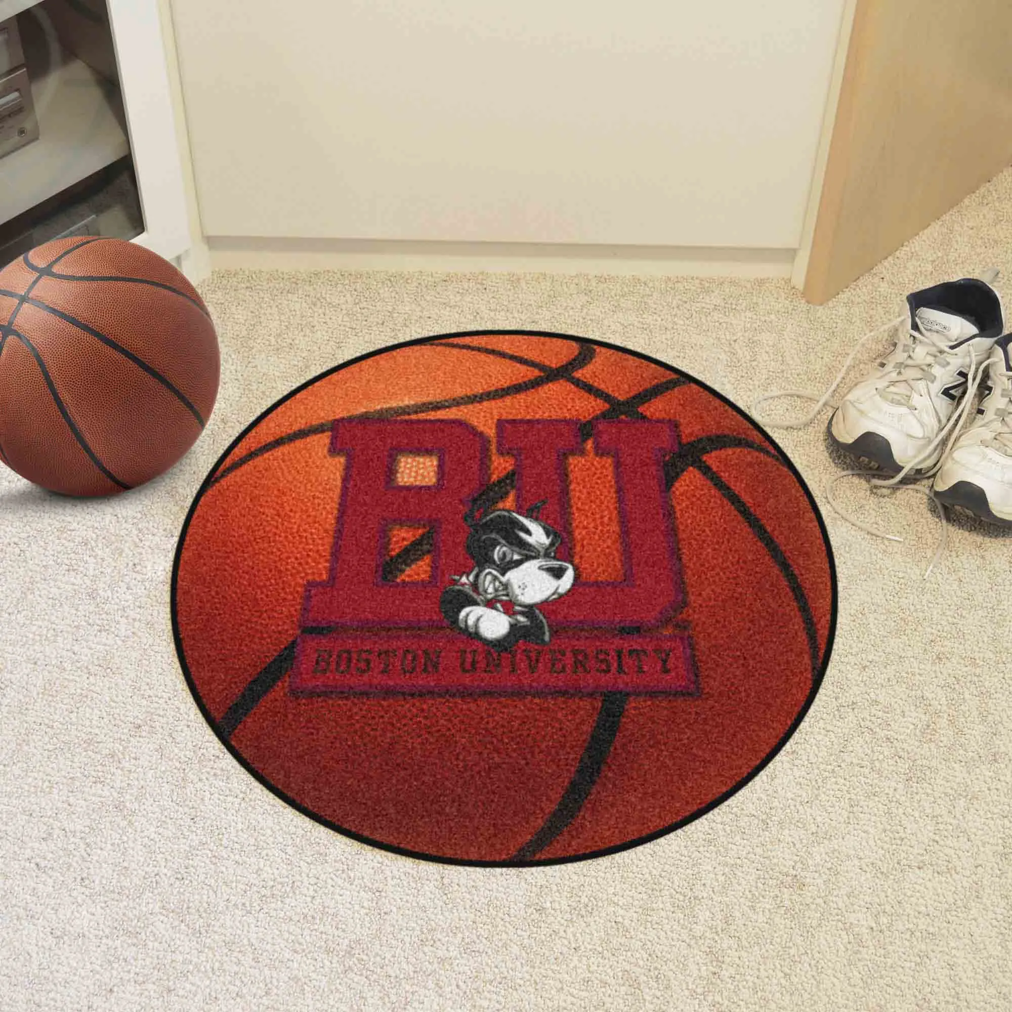 Boston University Basketball Mat