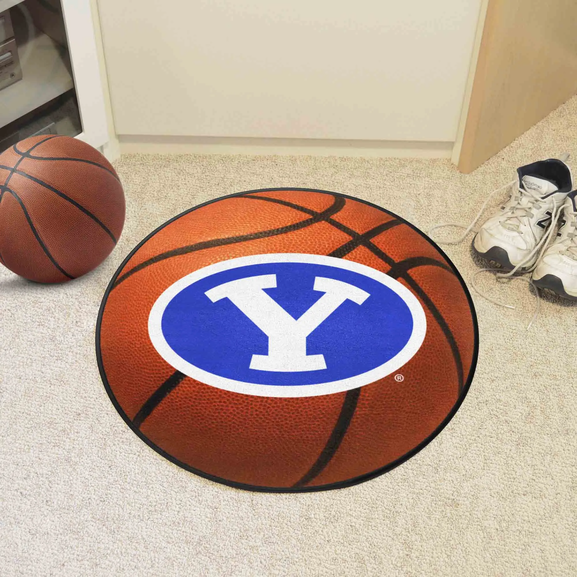 Brigham Young University Basketball Mat