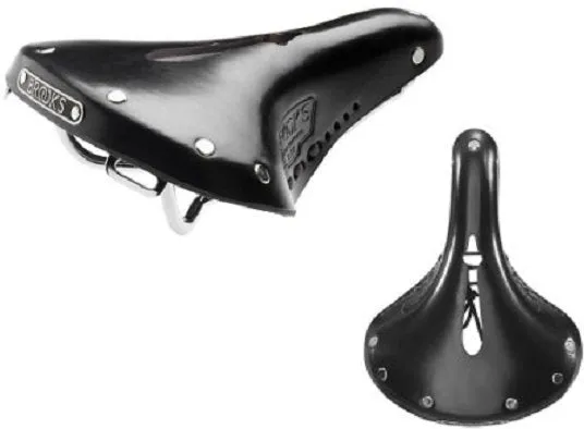 Brooks B17 Carved Short Saddle Black