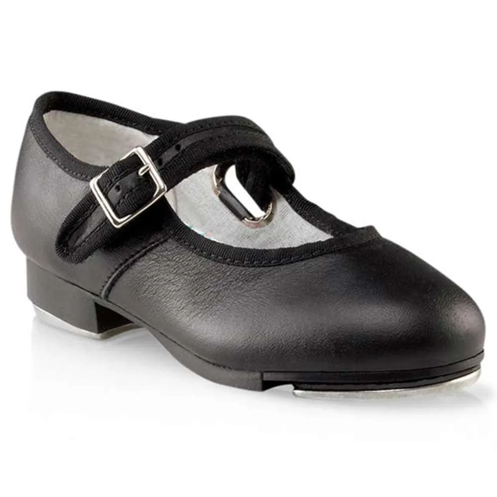 Capezio 3800C Child Mary Jane Leather Tap Dance Shoe - Black