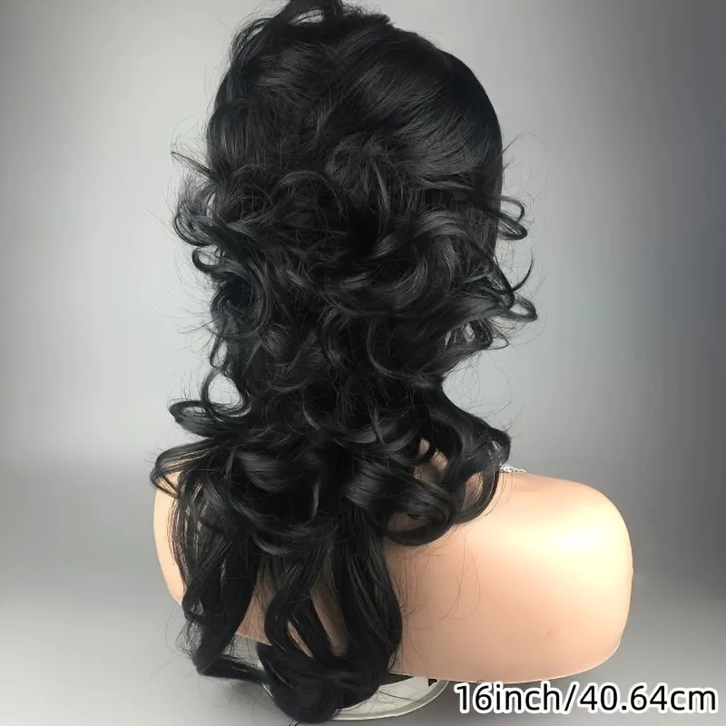 Chic Fashionable Long Wavy Mullet Wig for Women: Easy-Use, Beginner-Friendly, Heat-Resistant, 180% Density, Comfort Fit – Perfect for African Women