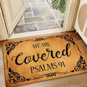 Christianartbag Door Mats, 1pc Welcome Mats For Front Door, Entry Non Slip Rubber Doormat For Home Indoor Farmhouse Funny Kitchen Rugs, Xmas Decor, CABDM01170923.