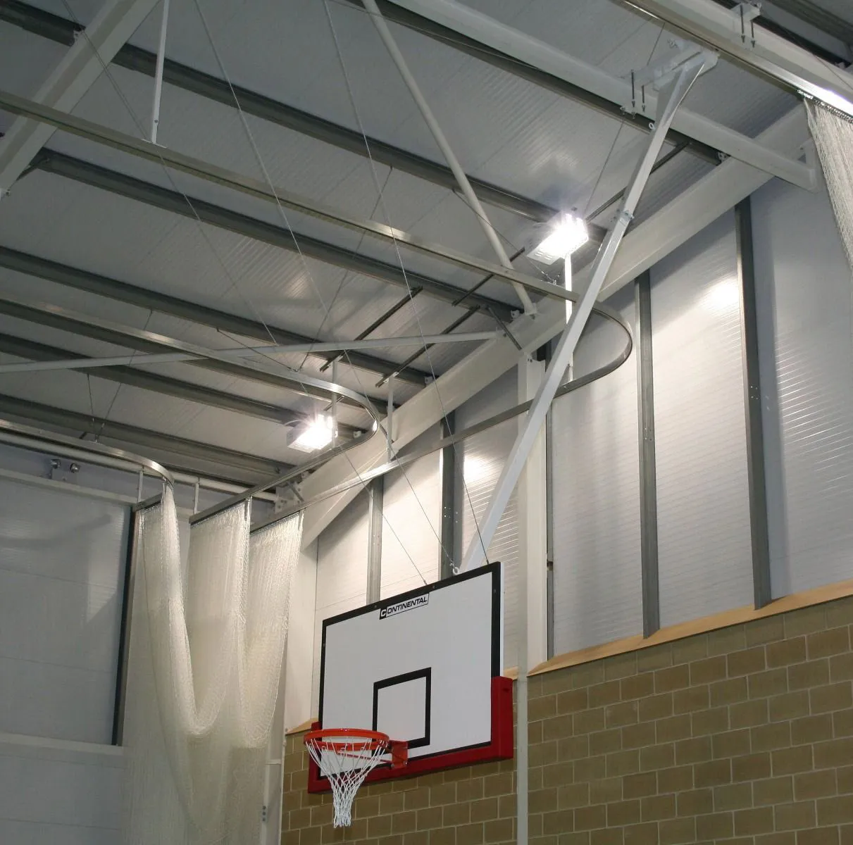 Continental Roof Mounted Basketball Backboard & Ring