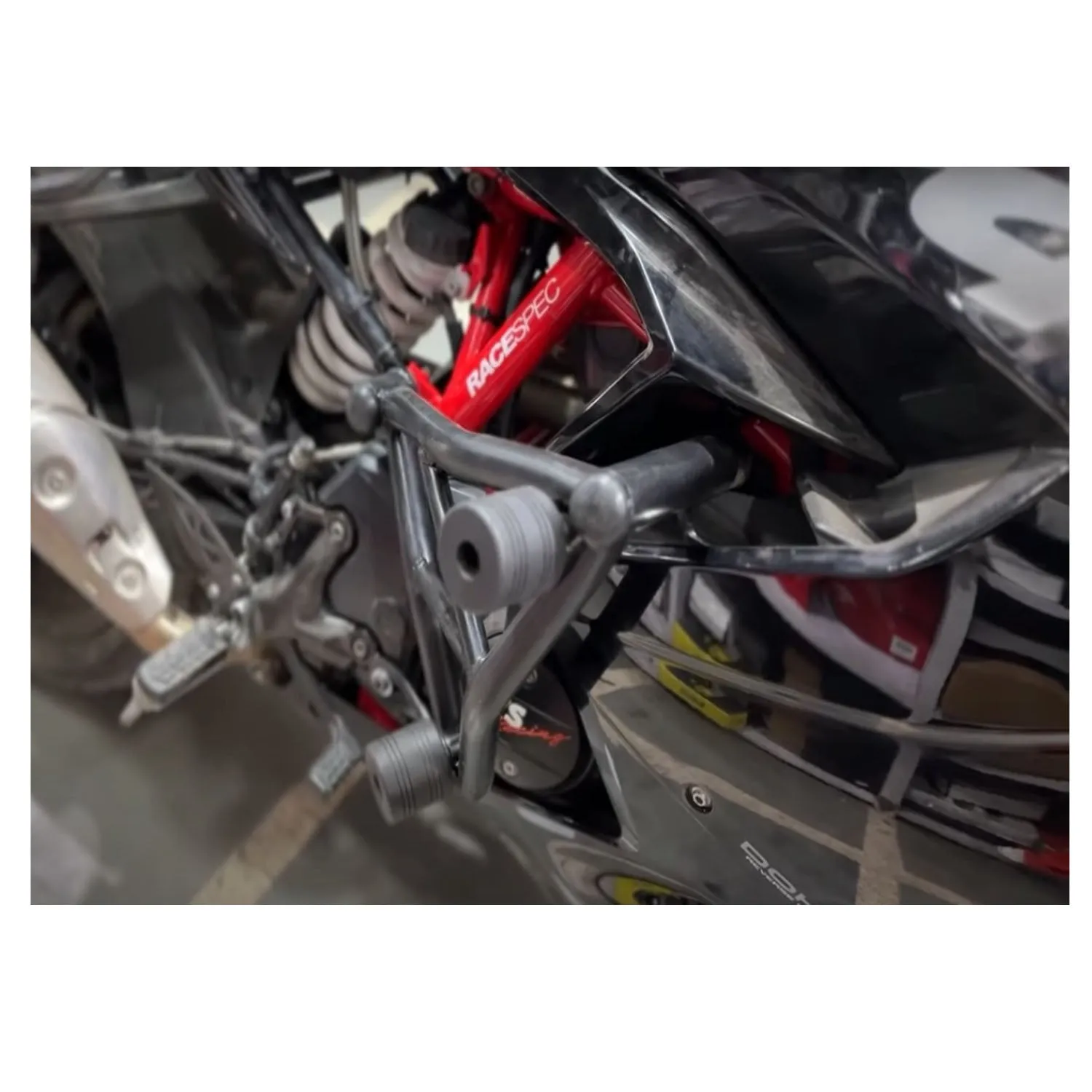 Crash Guard Frame crash Guard with 4 pcs Slider For TVS Apache RTR310