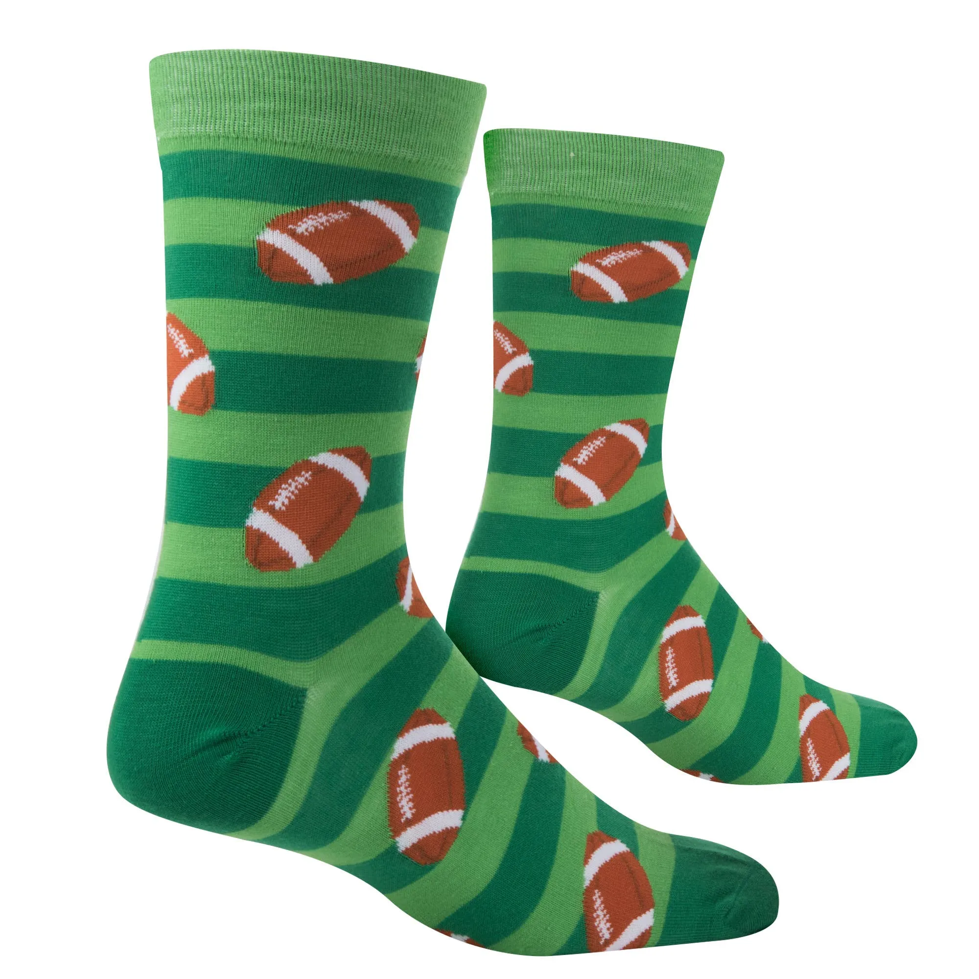Crazy Socks - Mens Crew - Football | Stuffology Boutique