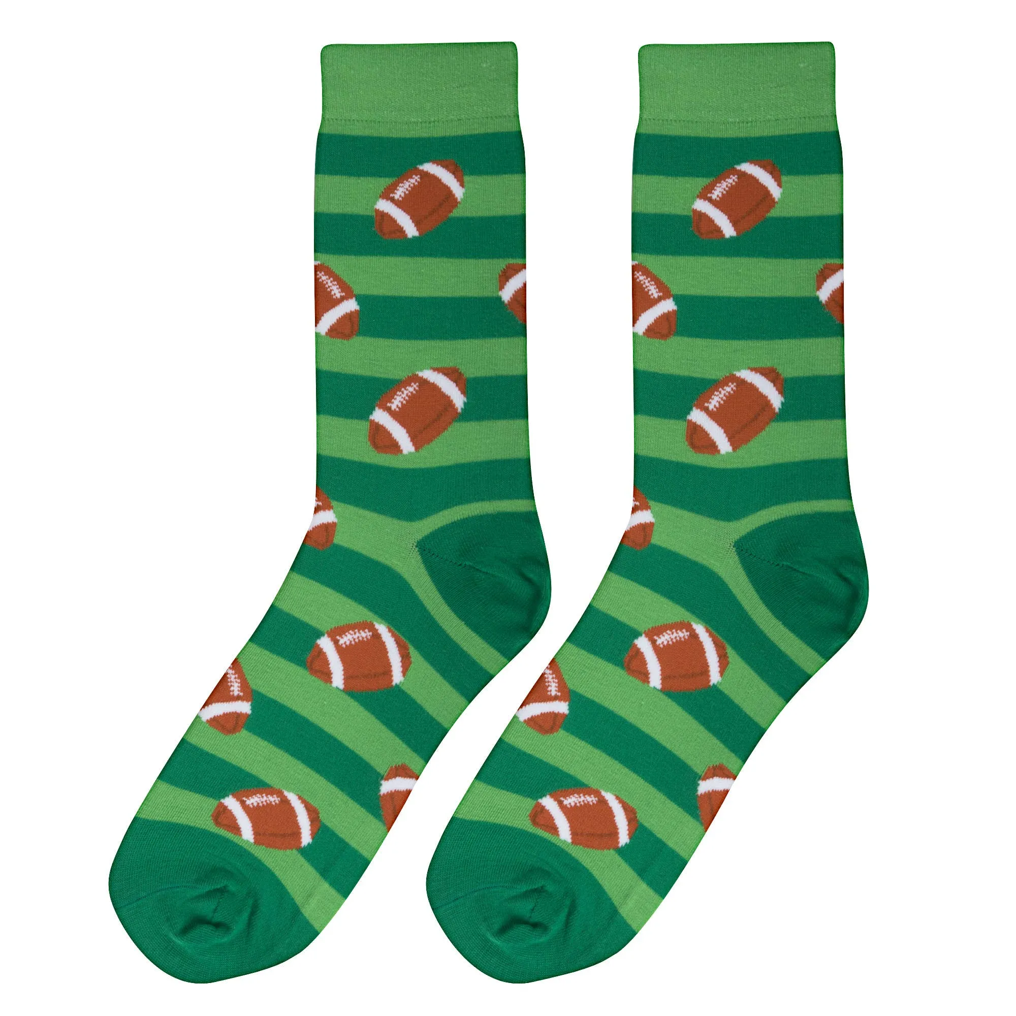 Crazy Socks - Mens Crew - Football | Stuffology Boutique