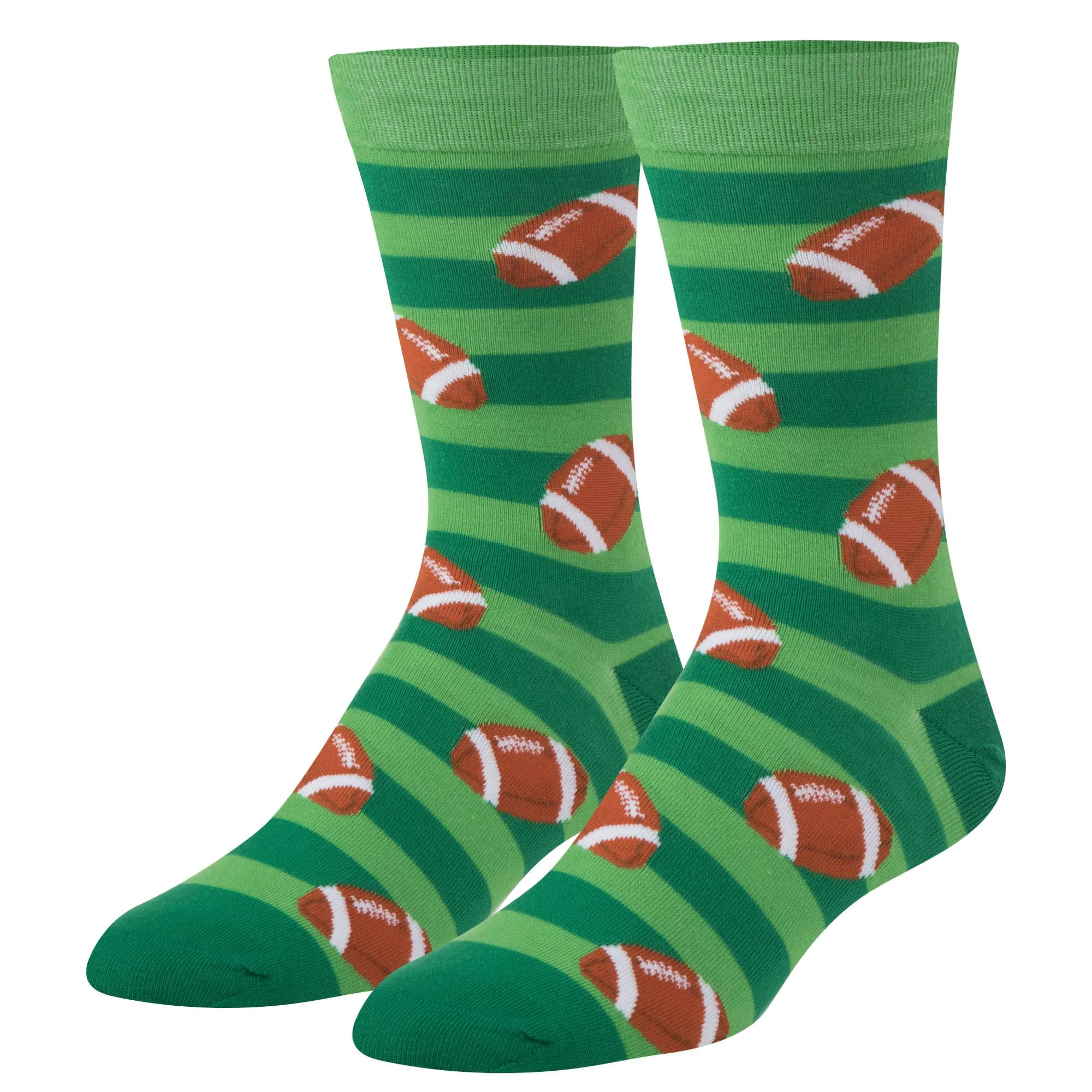Crazy Socks - Mens Crew - Football | Stuffology Boutique