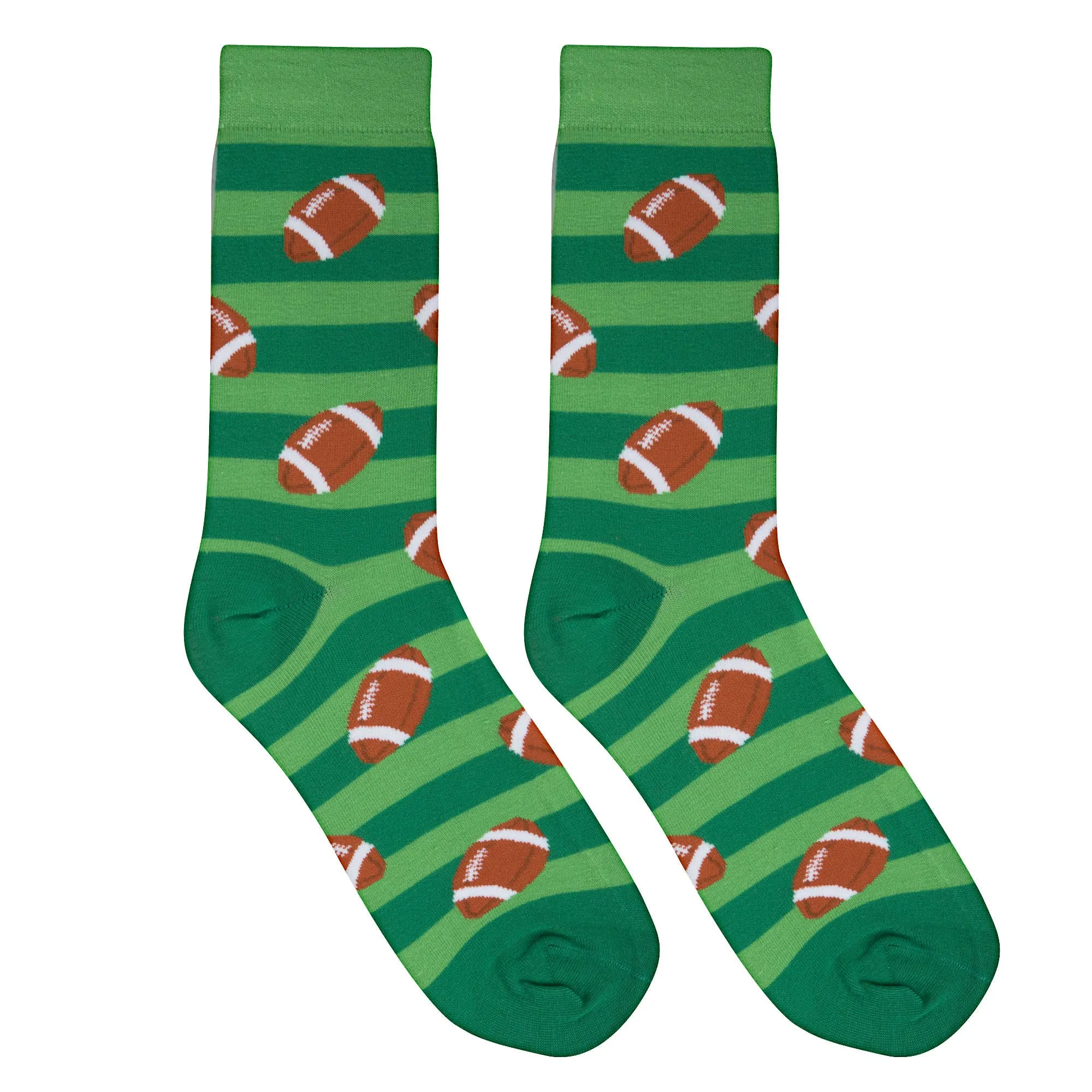 Crazy Socks - Mens Crew - Football | Stuffology Boutique