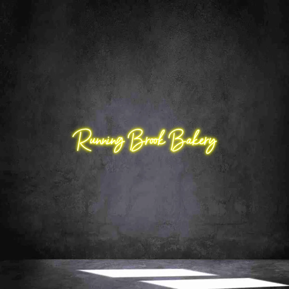 Custom Neon: Running Brook...
