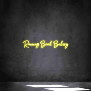 Custom Neon: Running Brook...