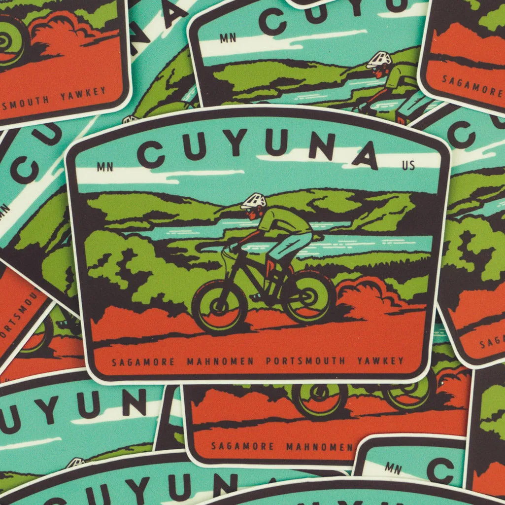 Cuyuna Mountain Bike Sticker