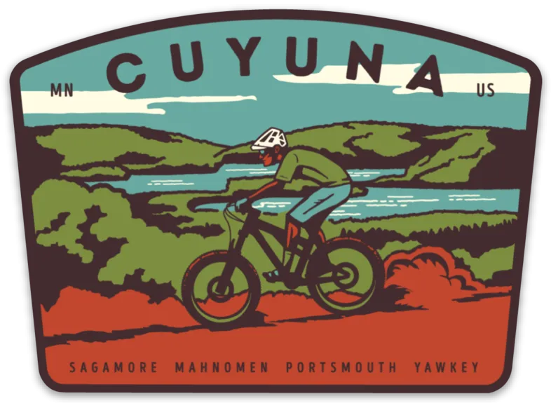 Cuyuna Mountain Bike Sticker