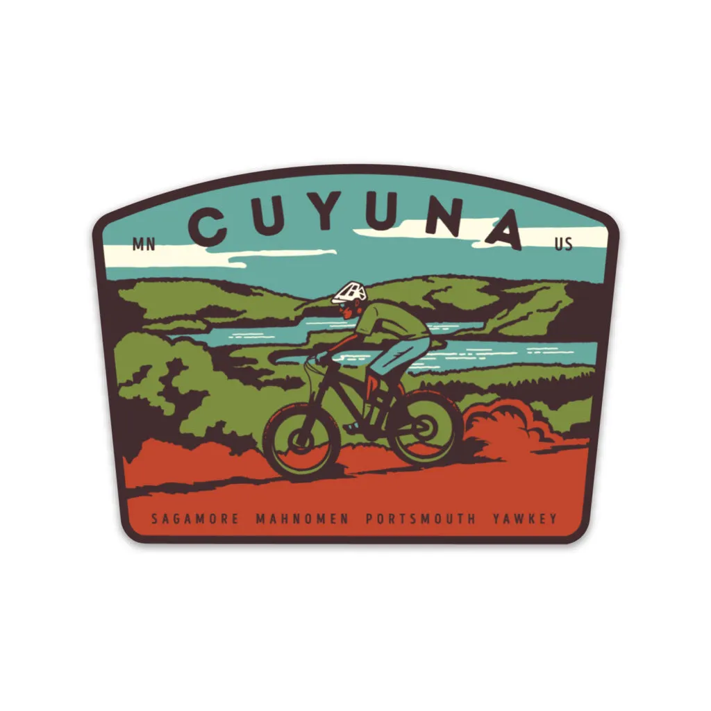 Cuyuna Mountain Bike Sticker