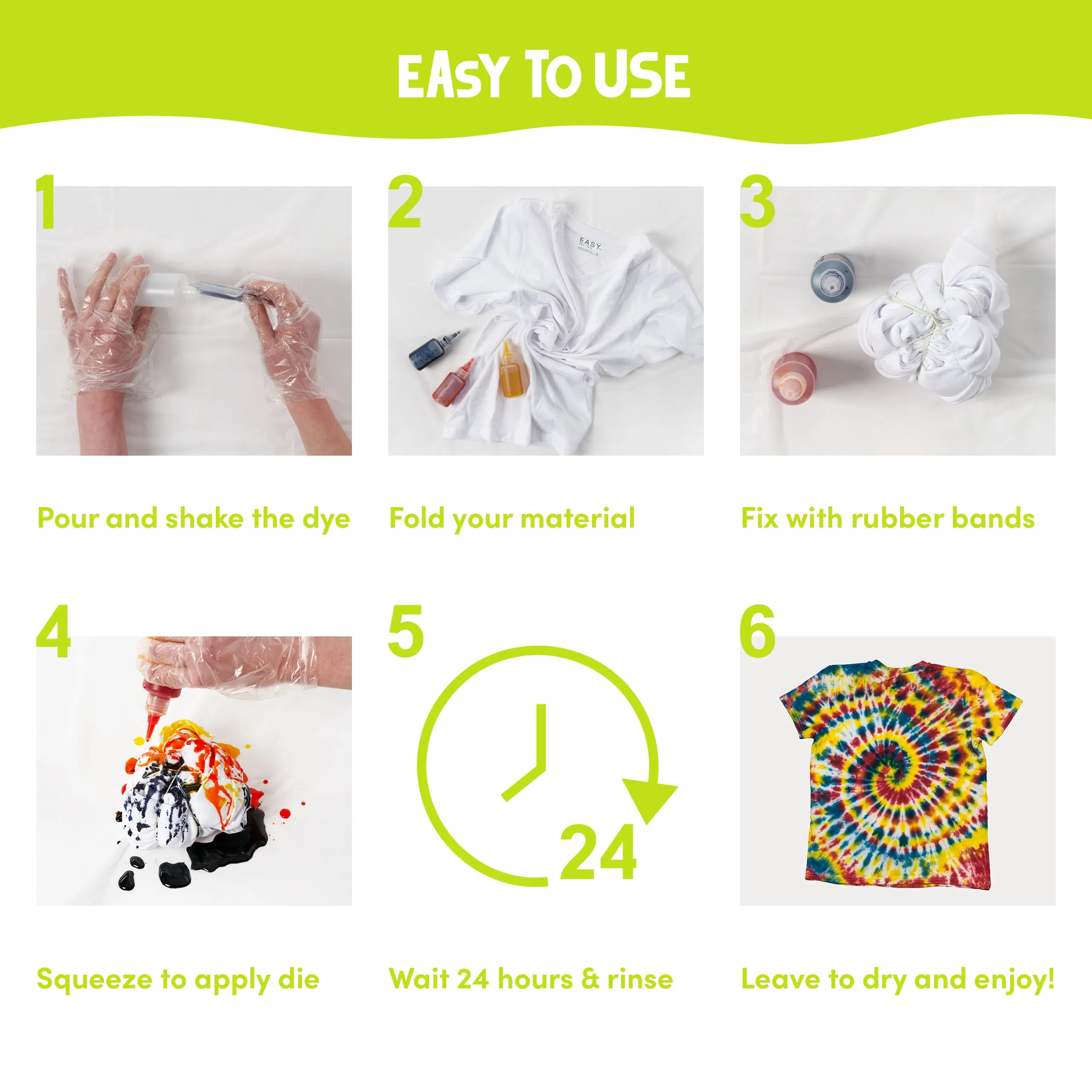 Deluxe DIY Tie Dye Kit