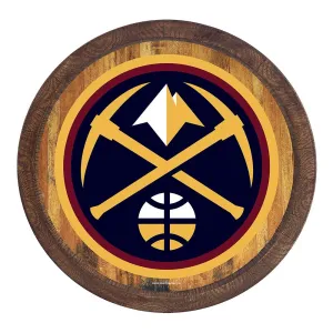 Denver Nuggets: "Faux" Barrel Top Sign
