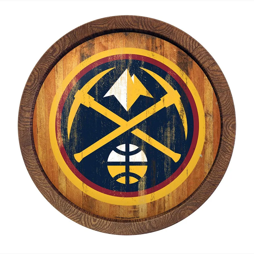 Denver Nuggets: "Faux" Barrel Top Sign