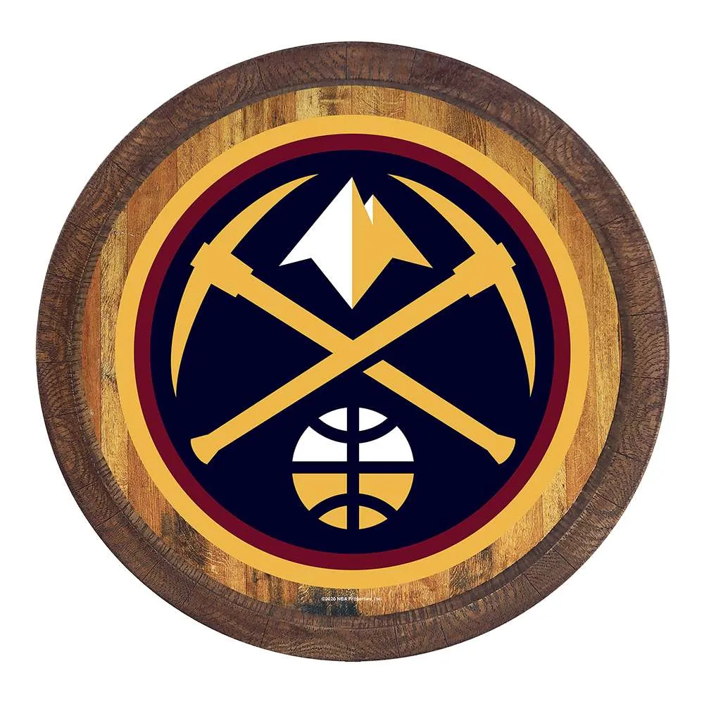 Denver Nuggets: "Faux" Barrel Top Sign