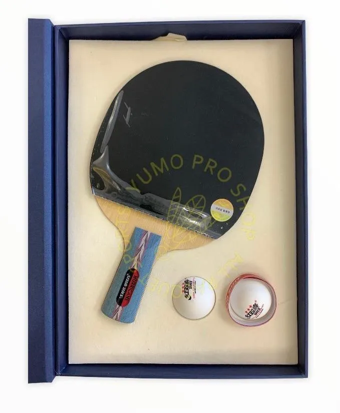 DHS Hurricane狂飚 No.1 Penhold (CS) Racket Set