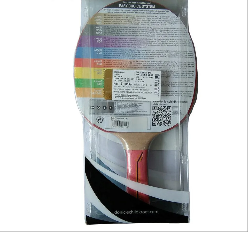 Donic Schildkrot Waldner 1000 Fl Racket