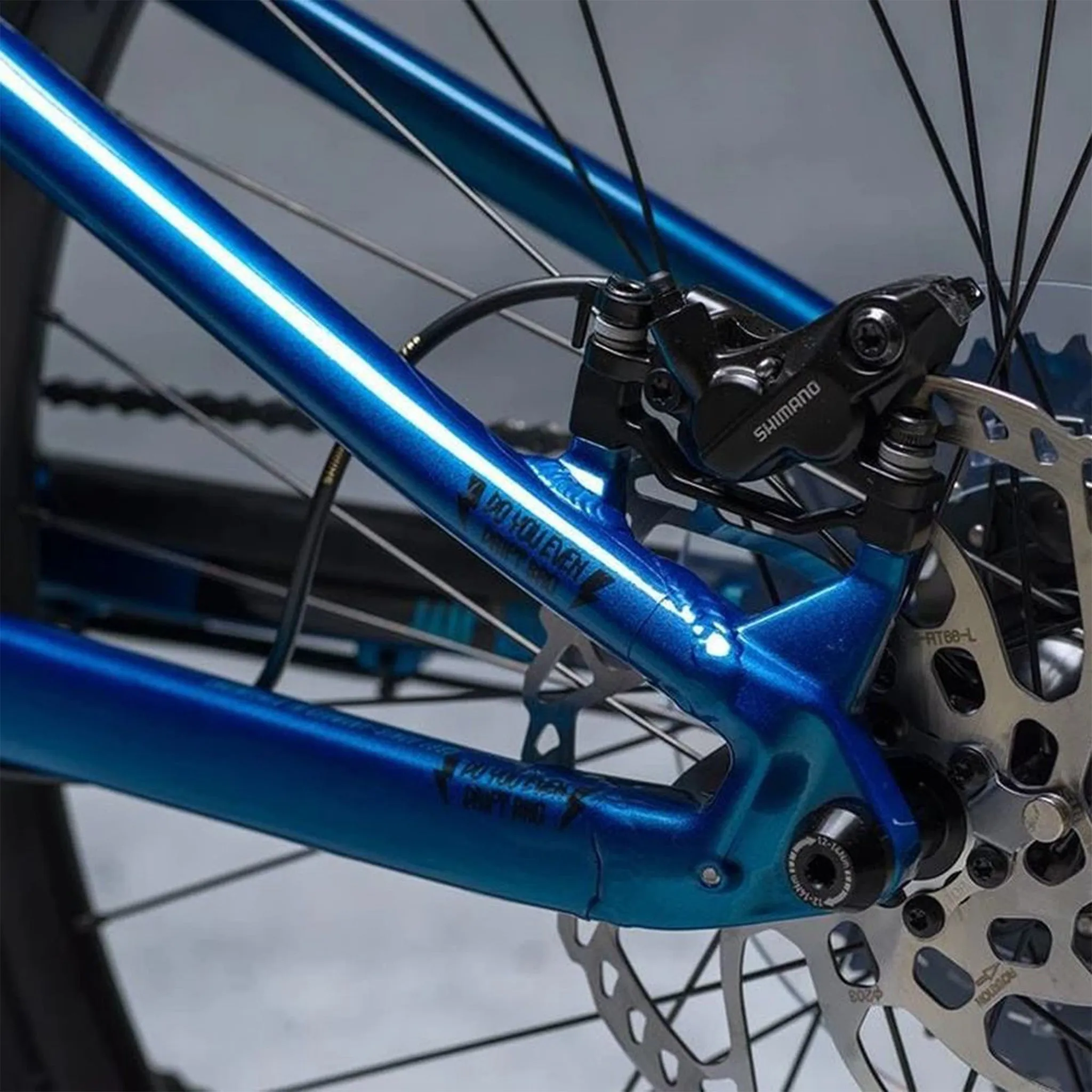 Dyedbro - Frame Protection  - Clear Gloss Black