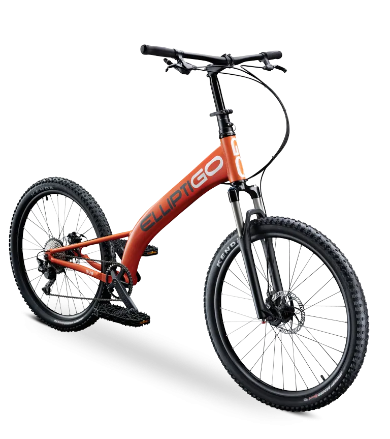 Elliptigo MSUB - Mountain Stand Up Bike for Trail Riding (Orange)