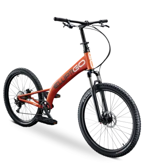 Elliptigo MSUB - Mountain Stand Up Bike for Trail Riding (Orange)