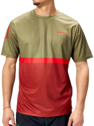 Endura SingleTrack Core II Short Sleeve Mens Cycling Jersey - Green