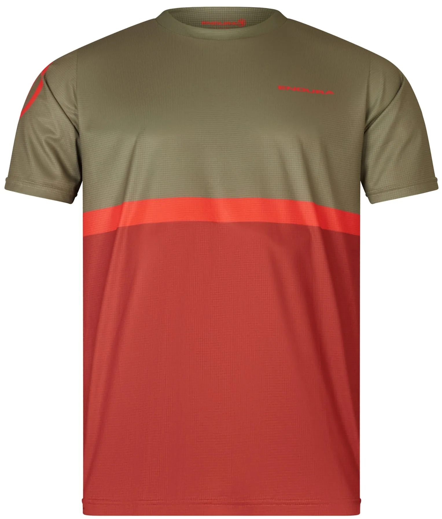 Endura SingleTrack Core II Short Sleeve Mens Cycling Jersey - Green