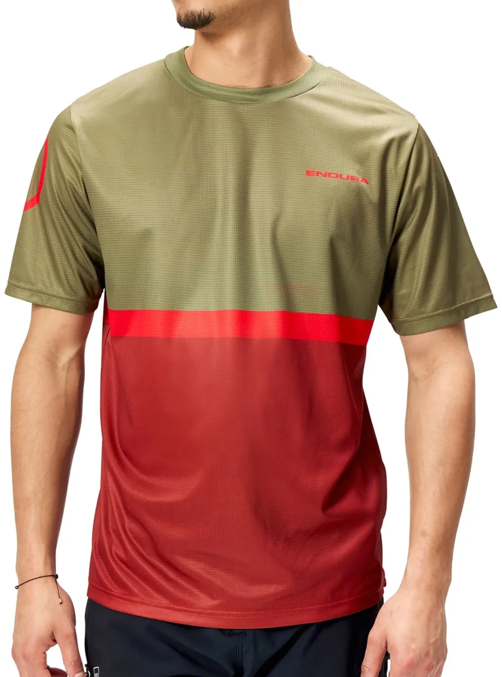 Endura SingleTrack Core II Short Sleeve Mens Cycling Jersey - Green