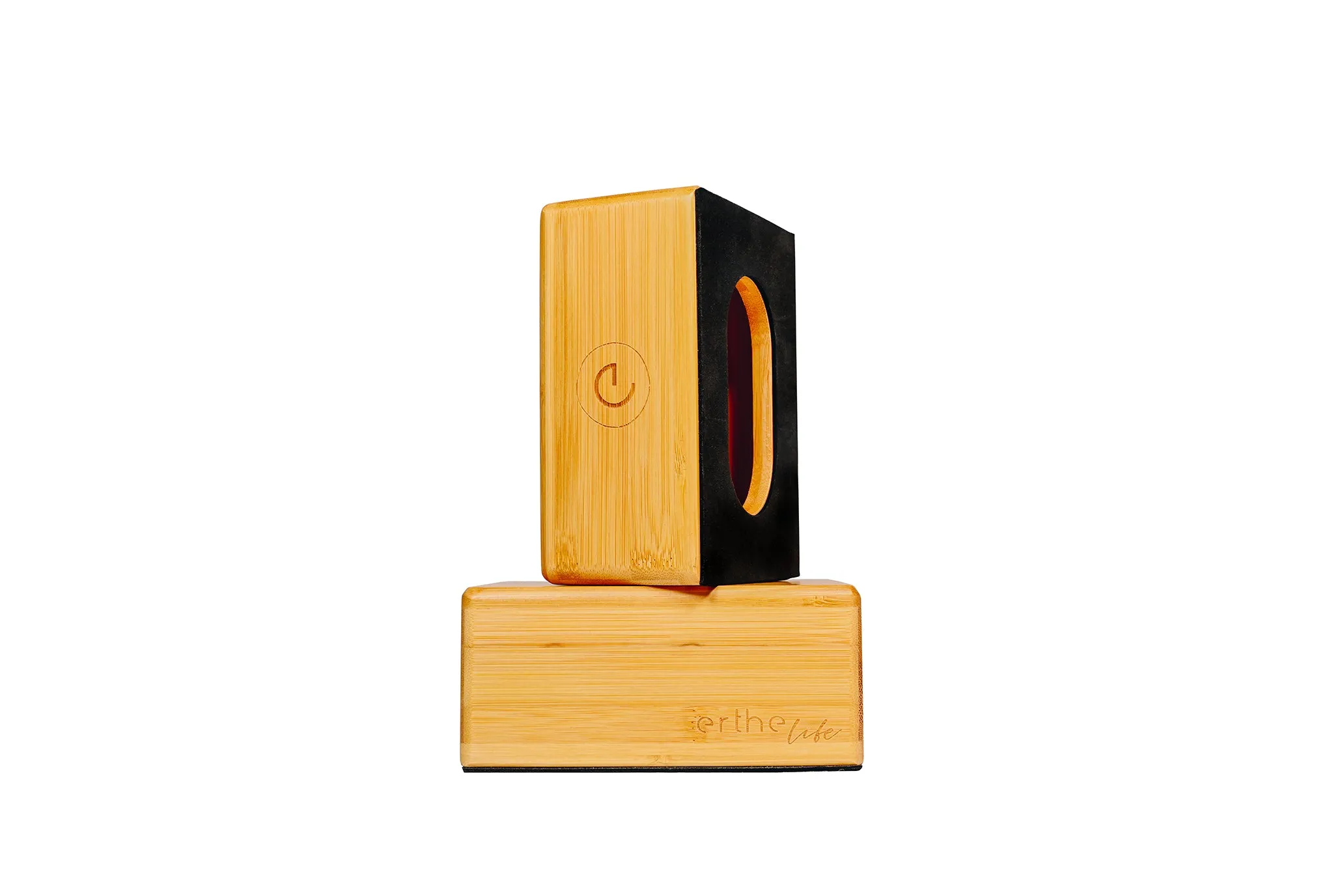 Erthe Life Handstand Training Blocks & Mat Starter Kit (Bamboo/Blue Bundle)