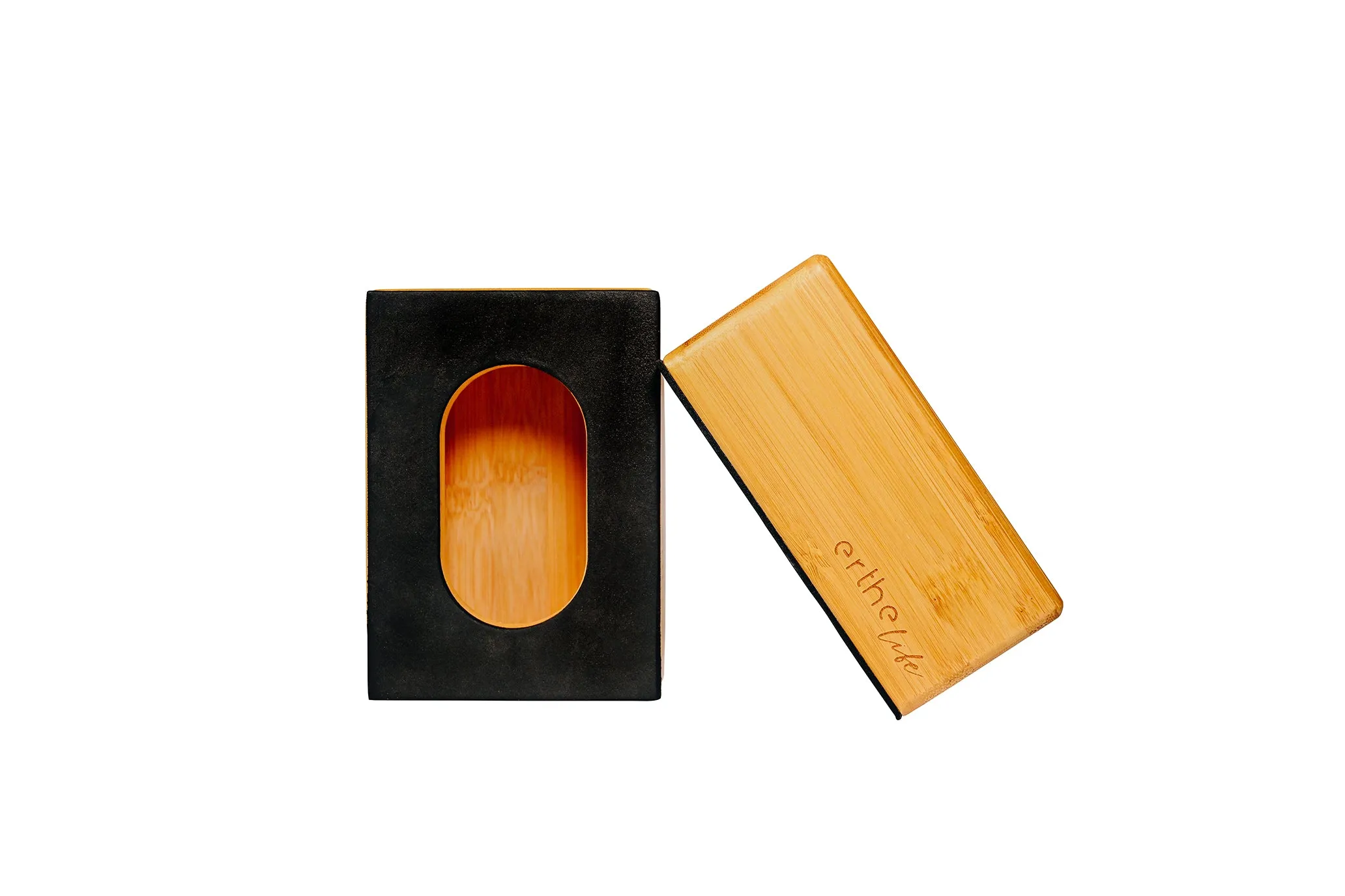 Erthe Life Handstand Training Blocks & Mat Starter Kit (Bamboo/Blue Bundle)