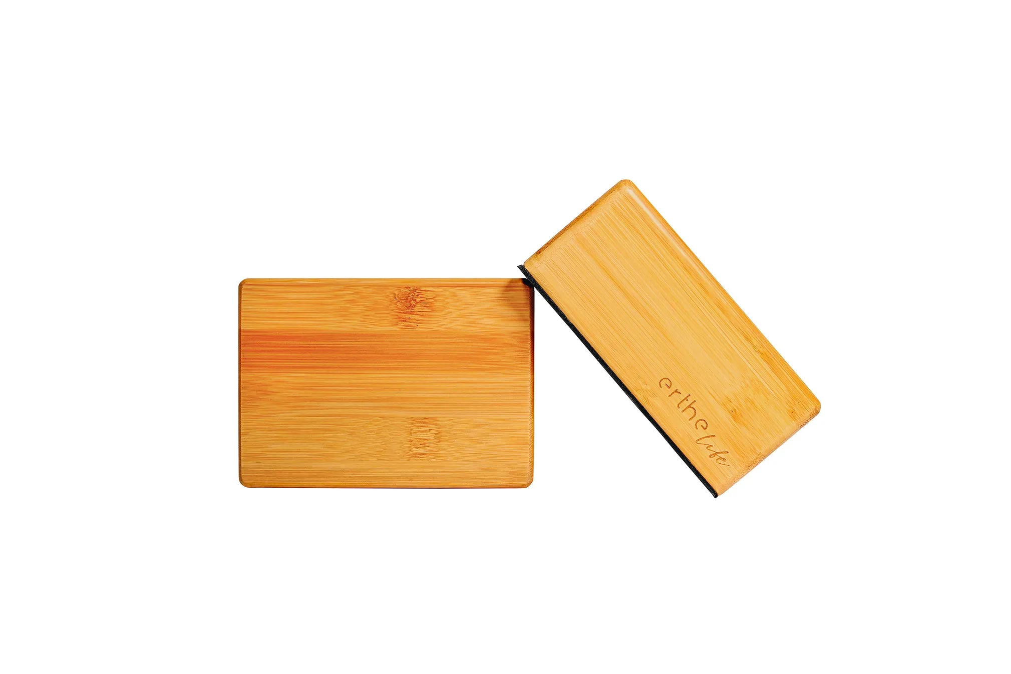 Erthe Life Handstand Training Blocks & Mat Starter Kit (Bamboo/Blue Bundle)