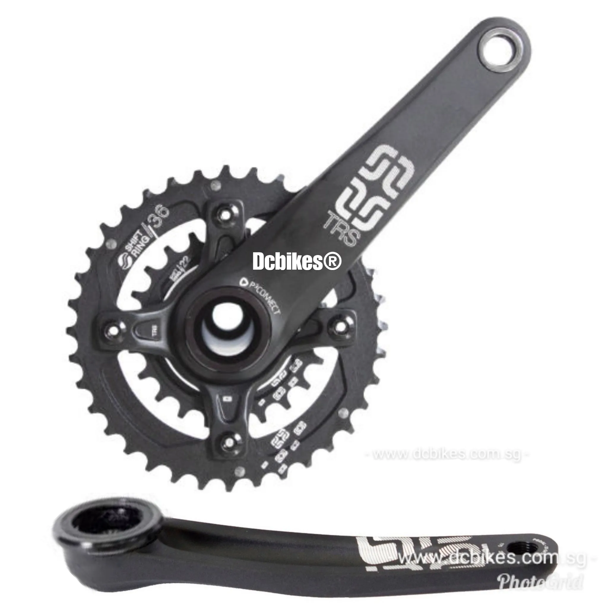 E*Thirteen 30mm TRS AM XC E13 MTB 38T/24T Double Crankset