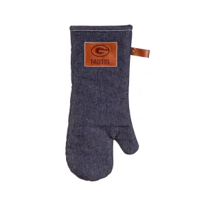 Evergreen Gifts,Oven Mitt, Denim,  Green Bay Packers,8x17x0.8 Inches