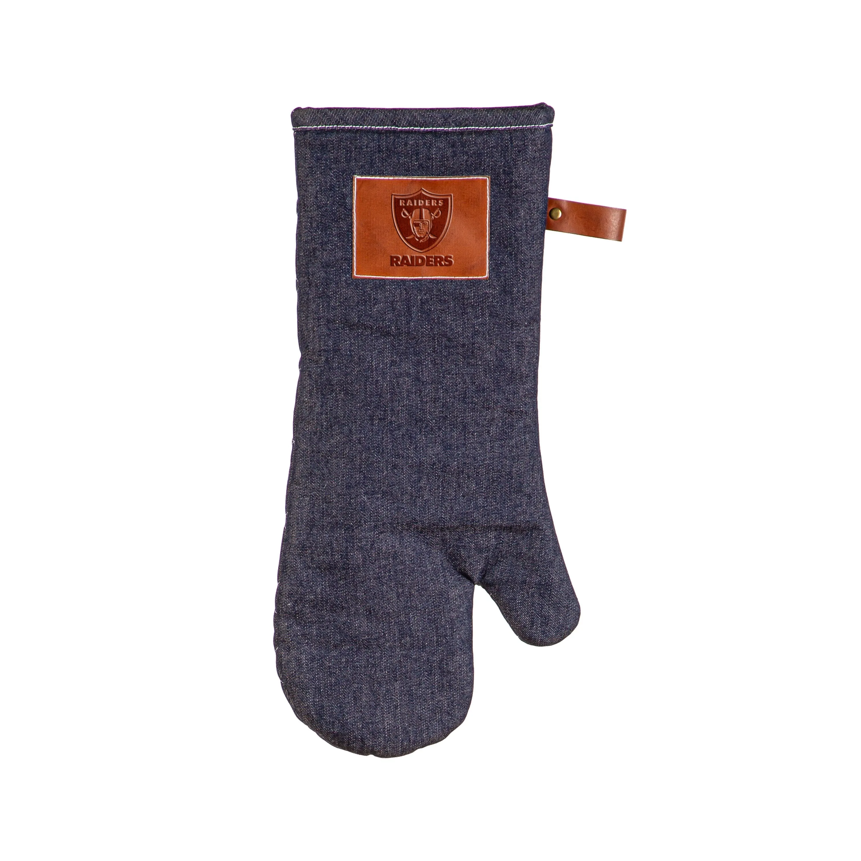 Evergreen Gifts,Oven Mitt, Denim,  Las Vegas Raiders,8x17x0.8 Inches