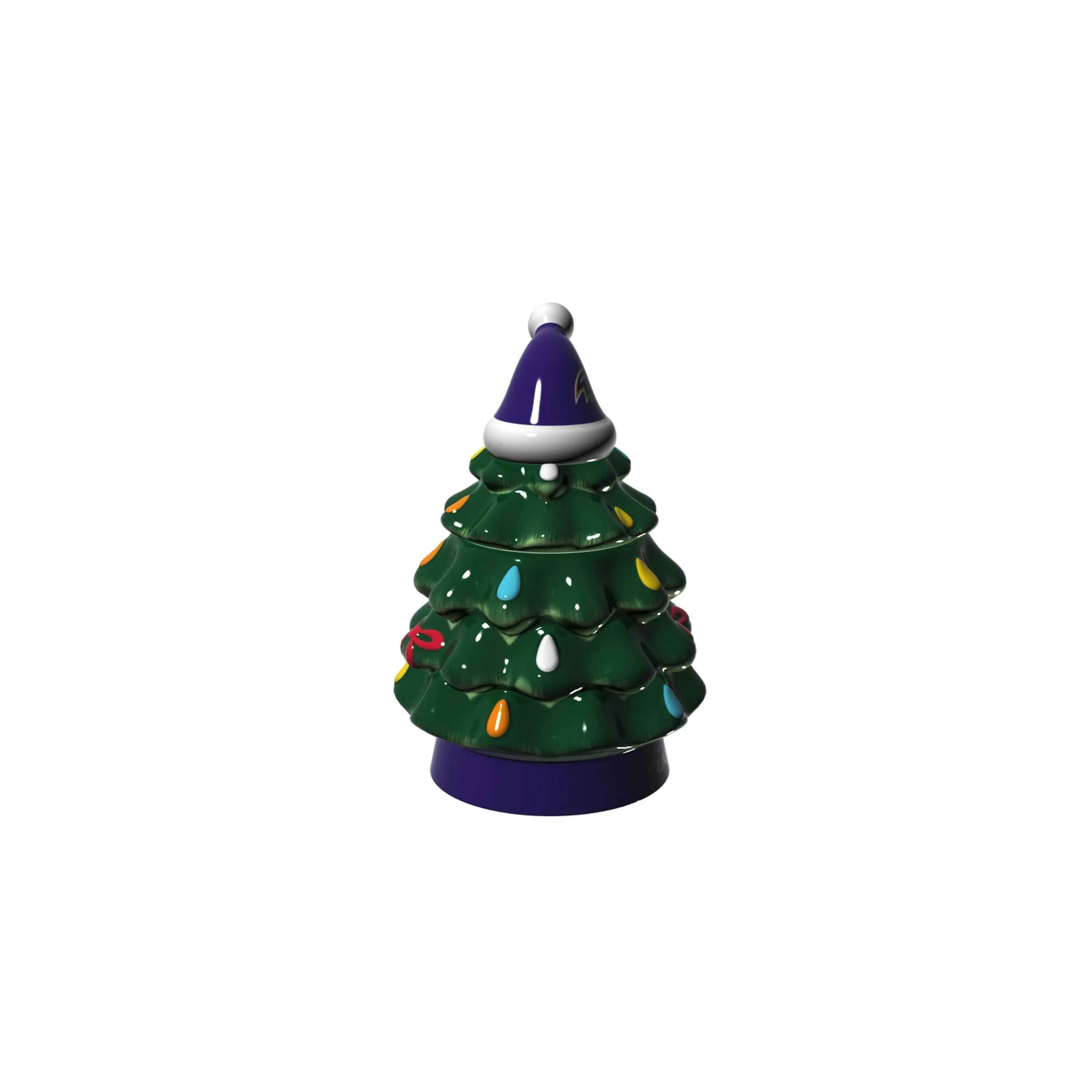 Evergreen Home Accents,18oz. Holiday Tree Cup Gift Set, Baltimore Ravens,4.84x6.42x7.09 Inches