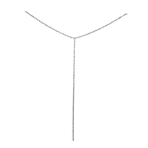 FANCY TENNIS LARIAT NECKLACE