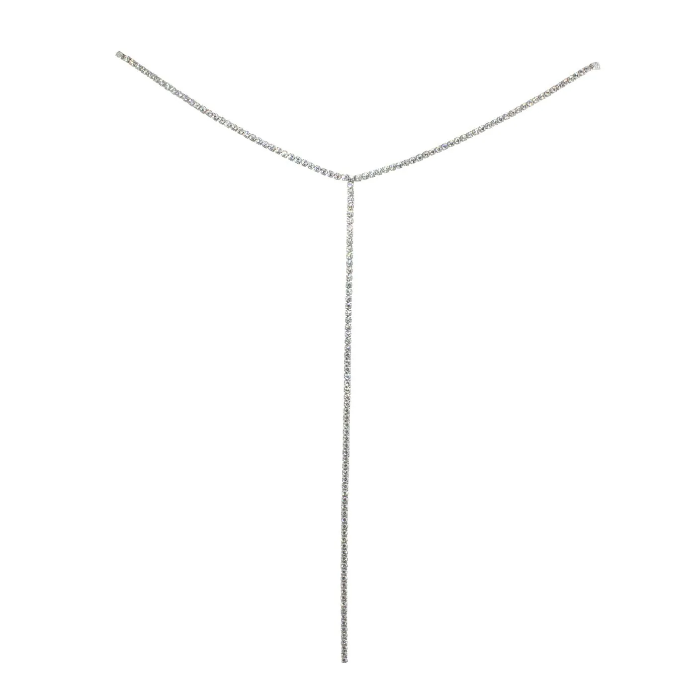 FANCY TENNIS LARIAT NECKLACE