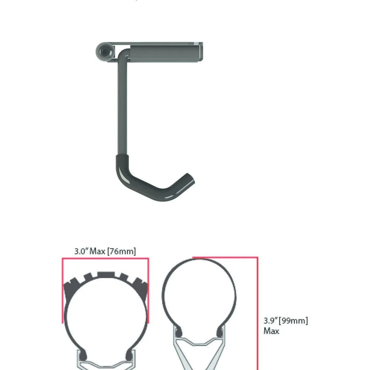 Feedback Velo Hinge 2.0 Bike Storage Hook