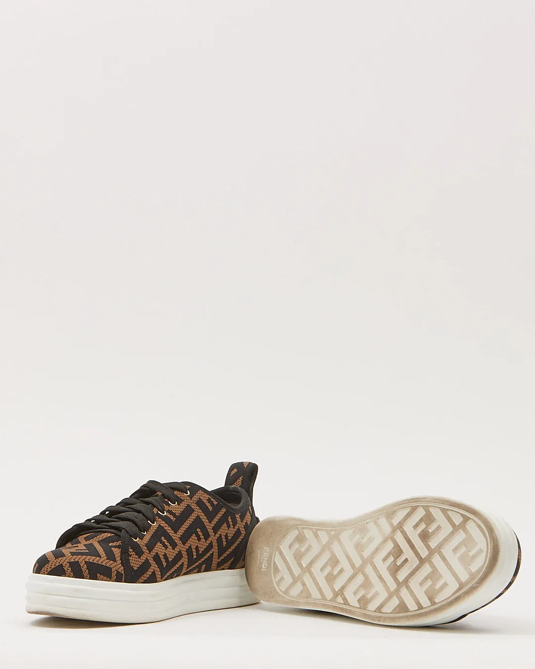 Fendi FF Zucca Print Fabric Sneaker - 40
