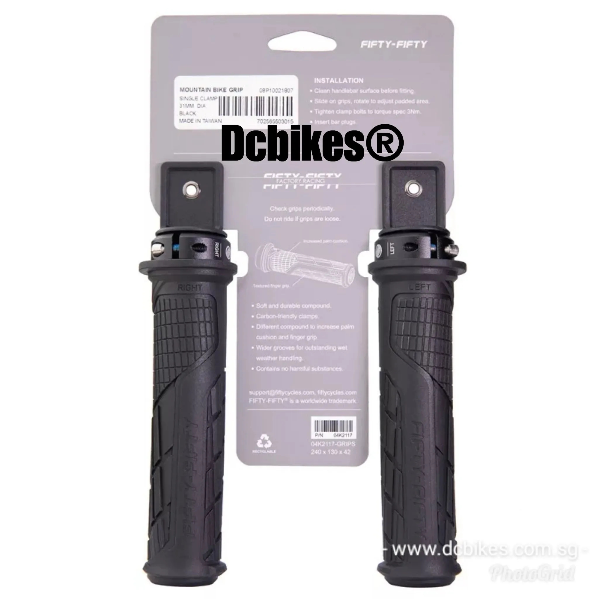Fifty-Fifty Factory Racing MTB Single Lock On Grips