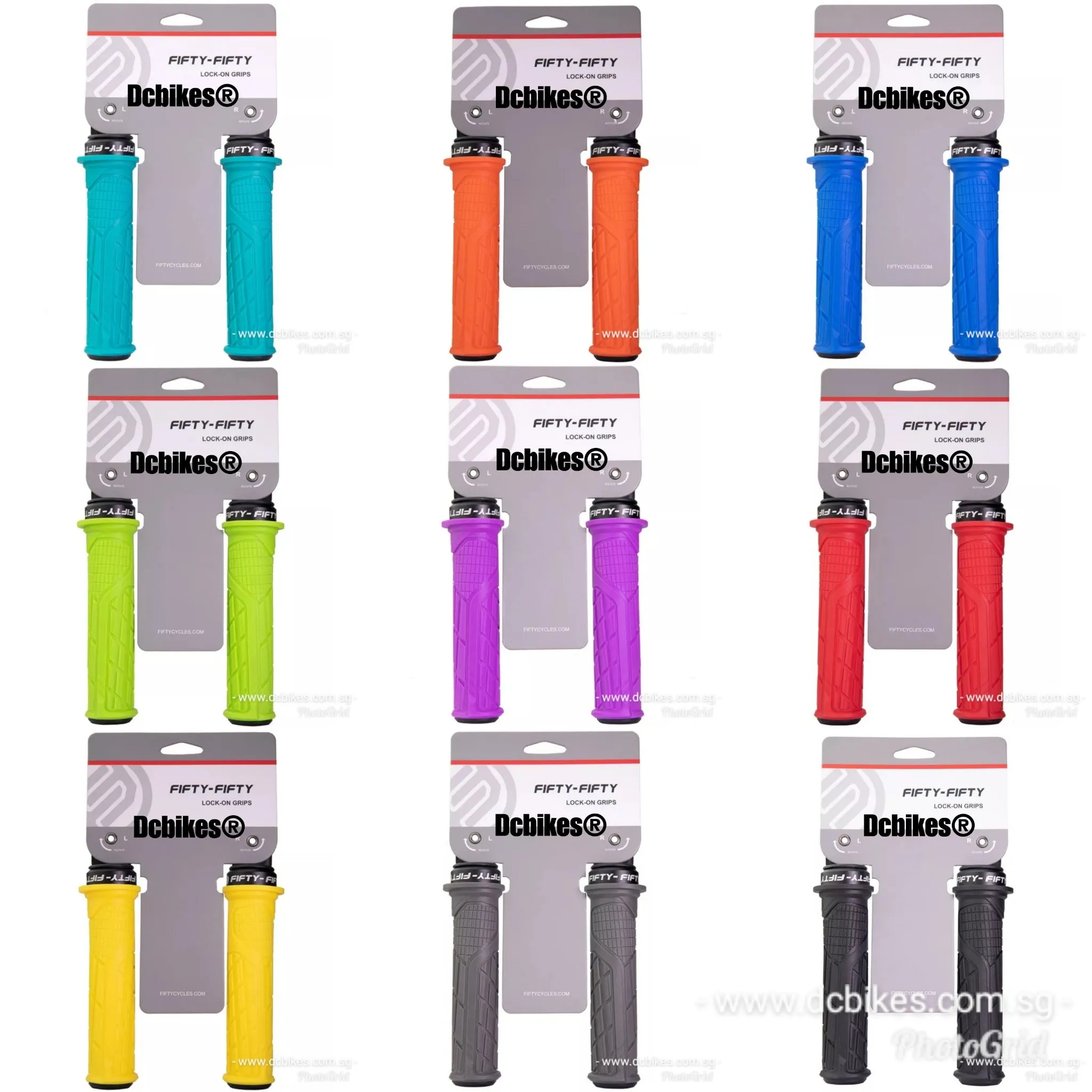 Fifty-Fifty Factory Racing MTB Single Lock On Grips