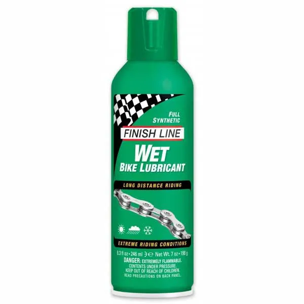 Finish Line Wet Chain Lube 8oz Aerosol