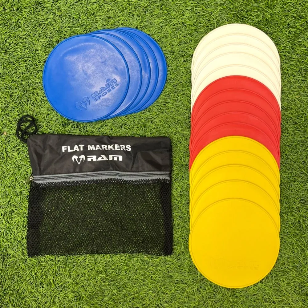 Flat Marker Cones - Set of 20