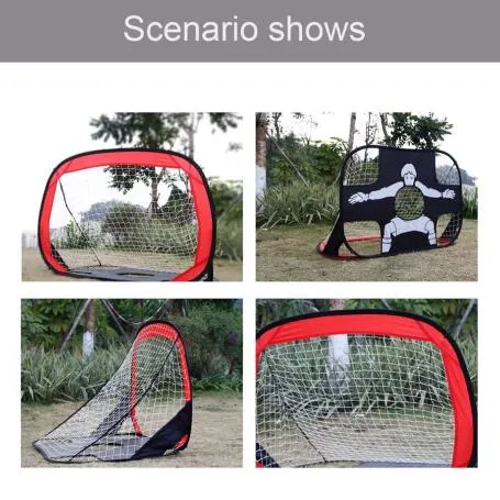 Folding Soccer Football Gate Net Goal Gate Portable Soccer Training Tool