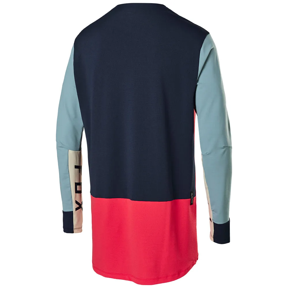 Fox Defend Delta Ls Jersey - Bright Red