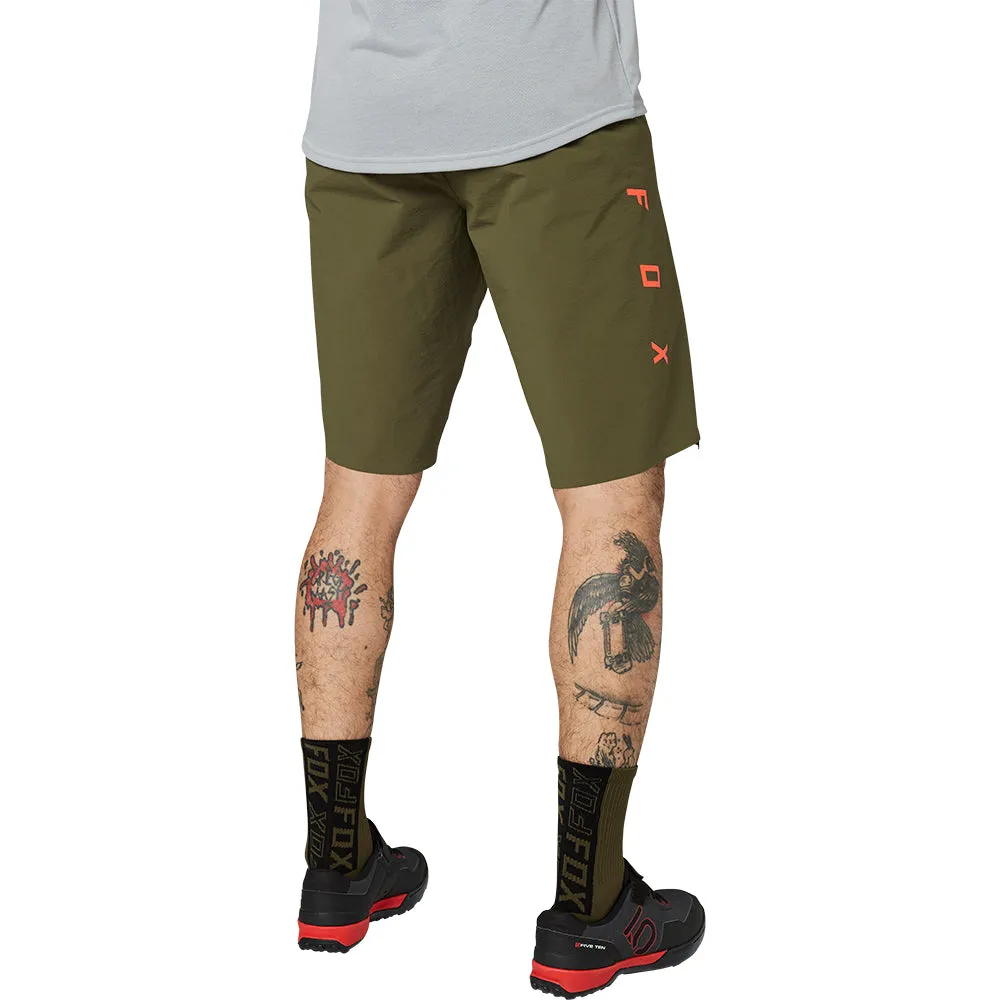 FOX FLEXAIR SHORTS NO LINER [OLIVE]